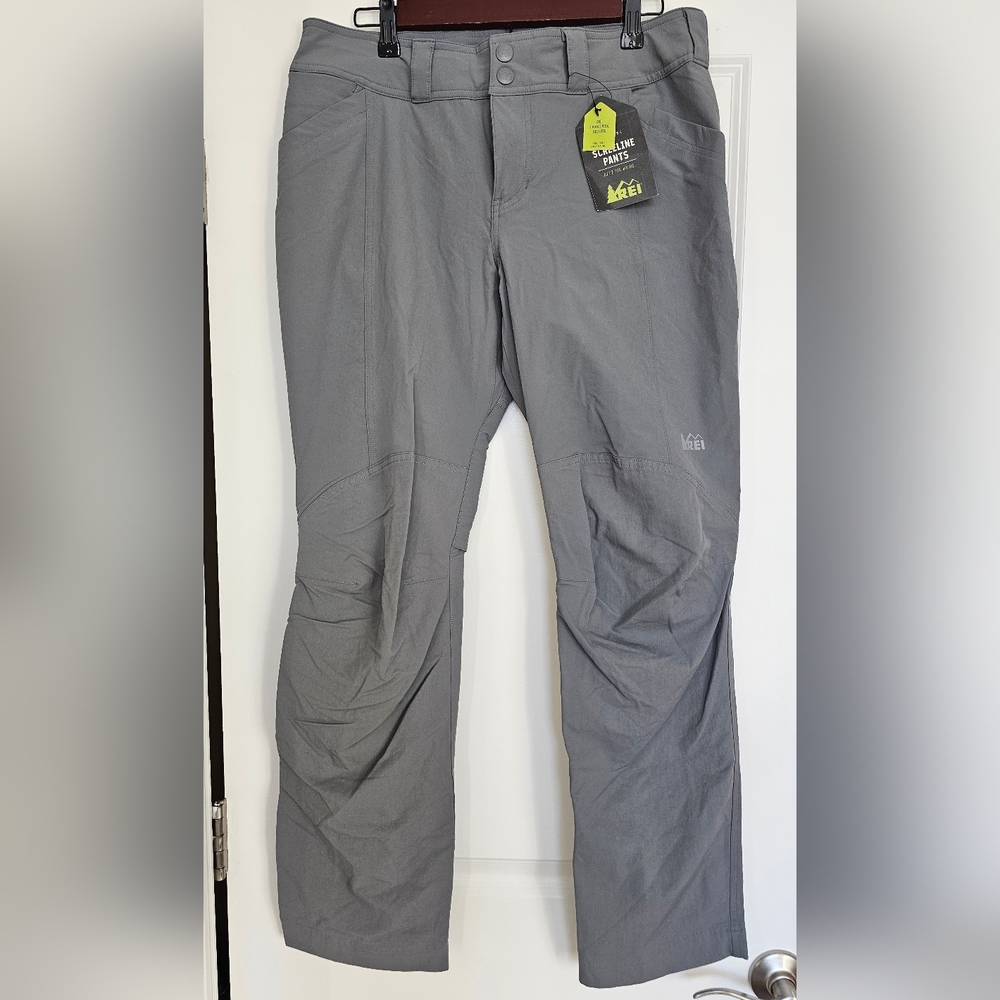 REI Co-op Screeline Pants Women’s Size 10 Gray NWT Hiking Pants Traverse Series